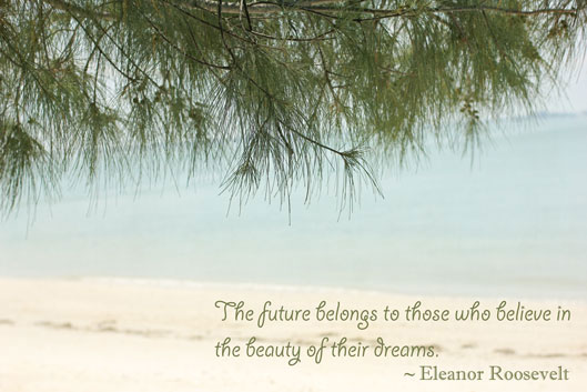 the future belongs to those who believe