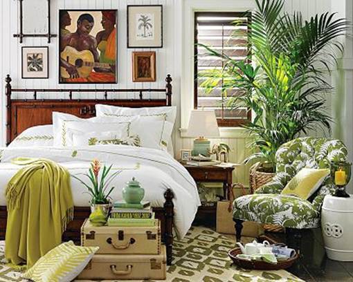 Gorgeous Tropical Bedroom lennoxx.com