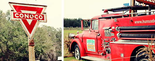 conoco-gas-sign-old-fire-truck-collage