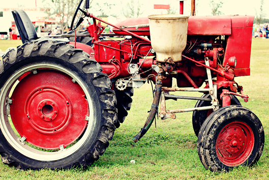 red-old-tractor