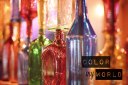 colored bottles