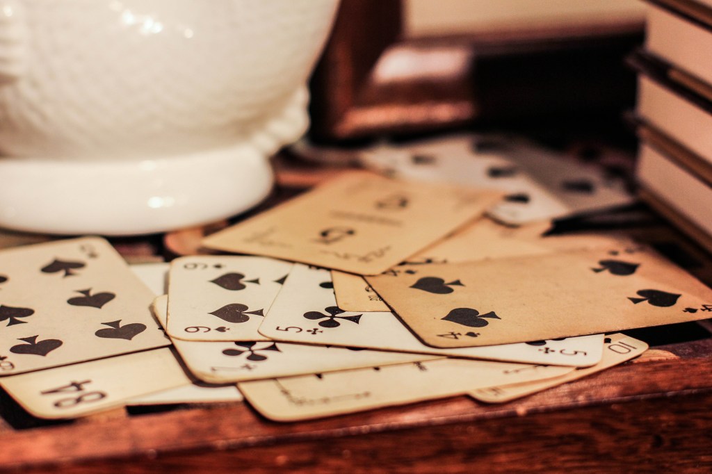antique playing cards