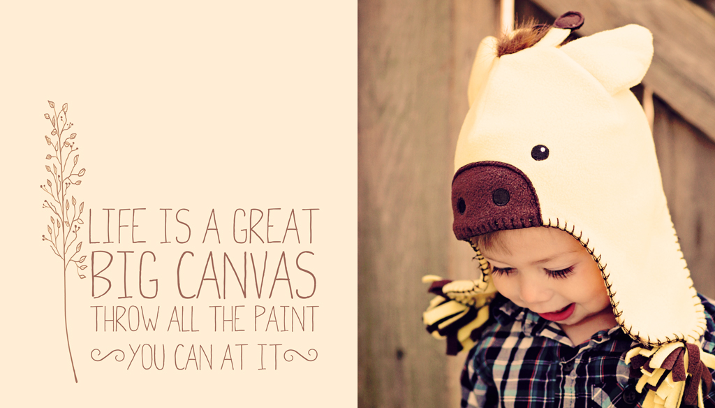 Life-is-a-great-big-canvas-photo-collage-2-year-old-boy